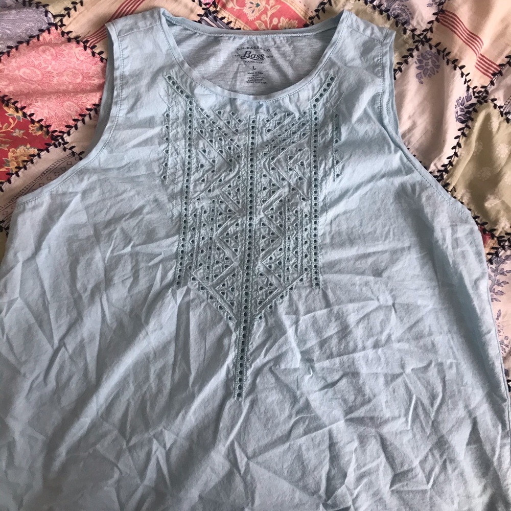 Blue Bass Tank Top